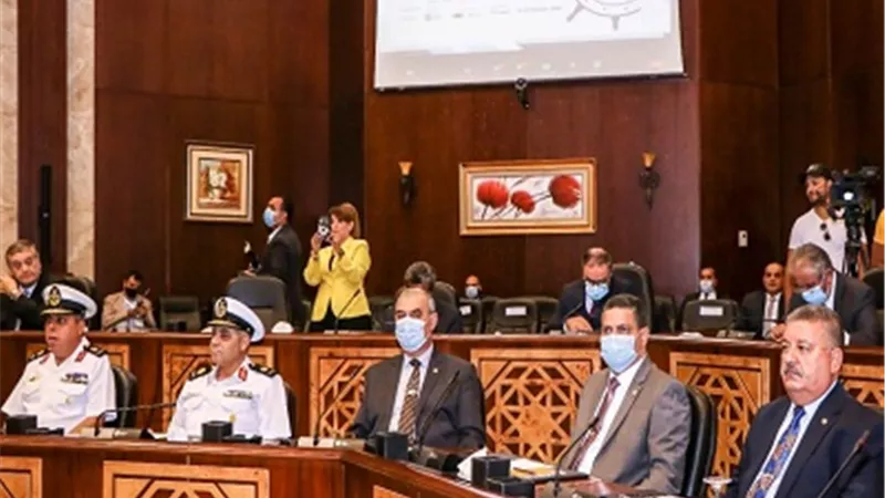 رئيس هيئة ميناء دمياط يشارك في إفتتاح مؤتمر النقل الدولي واللوجيستيات