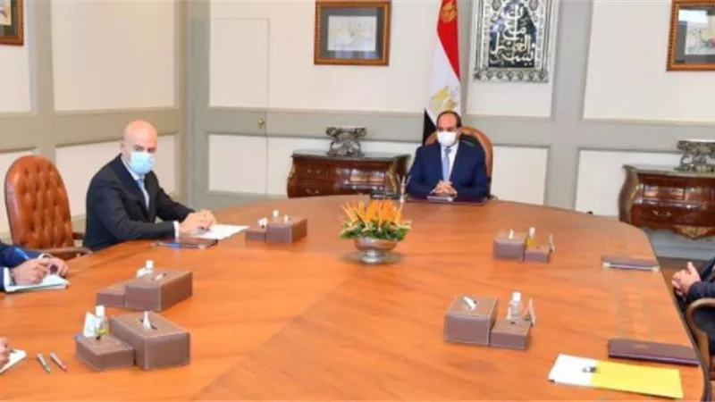 الرئيس السيسى يستقبل الرئيس التنفيذي لـ