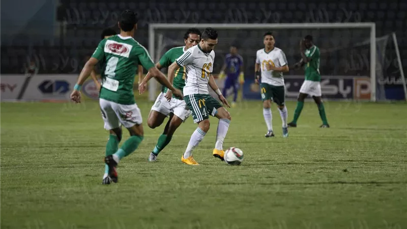 الشوط الأول.. المصرى والاتحاد السكندري يتعادلان 1/1