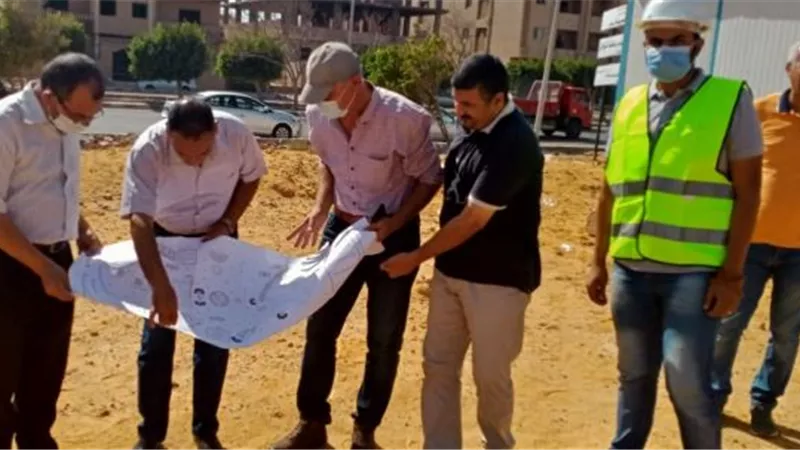 مندور: جهاز بدر يسلم أرض مشروع أكبر نادٍ فى المدن الجديدة للشركة المنفذة.. بالصور