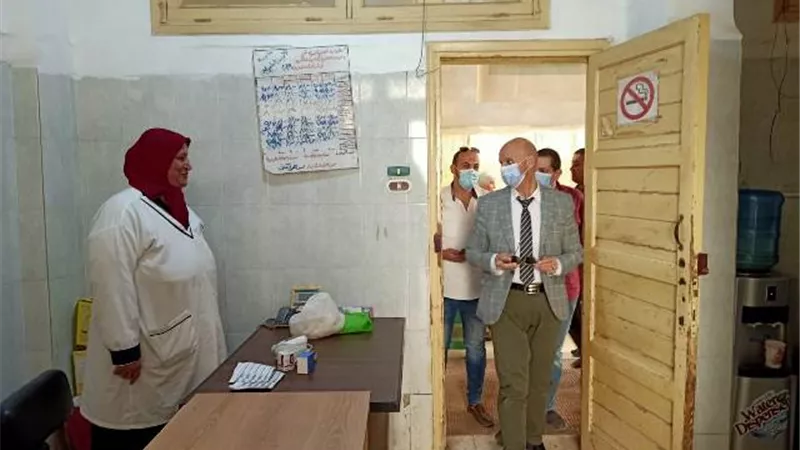 مسعود: تطوير المبني المخصص للصحة باحدى قرى منيا القمح