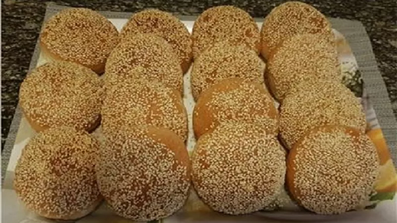 فطير الافران بالسمسم والسكر واجمل من الجاهز لفاطمة ابو حاتى