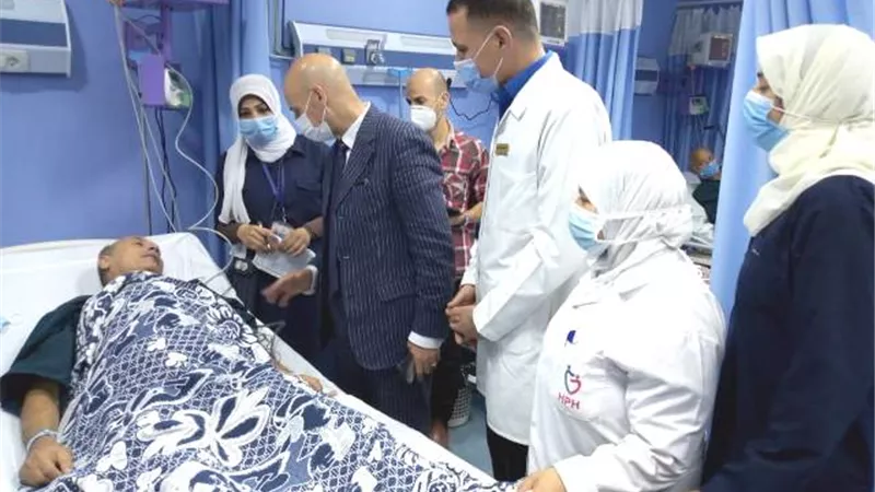وكيل وزارة الصحة بتفقد مستشفي الزقازيق العام ويتابع تفعيل القسطرة القلبية