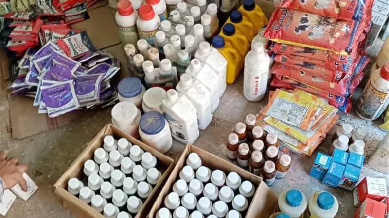 ضبط أدوية بيطرية منتهية الصلاحية فى حملة تموينية بالدقهلية