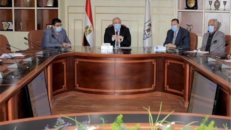 مقران لفرع هيئة التنمية الصناعية و لمستثمري كوم أبو راضي