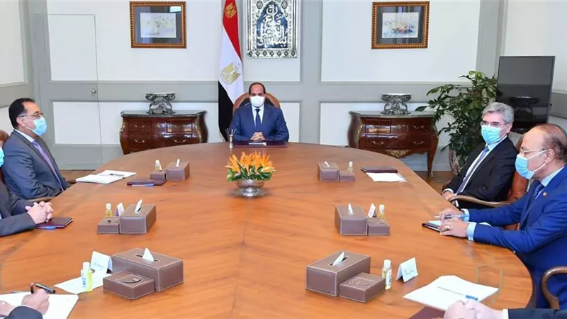 الرئيس السيسي يستقبل رئيس شركة 