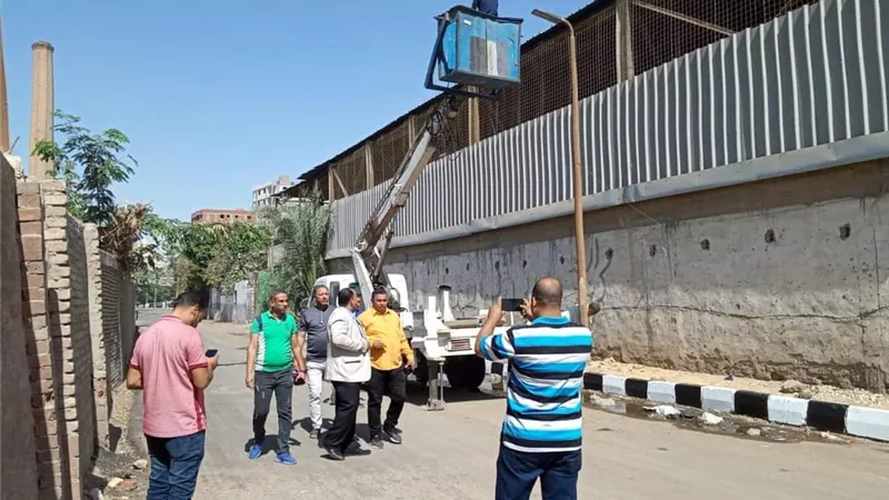 حملات موسعه لتطهير المدارس والشوارع بنطاق حى المعصره استعدادا لبدأ المدارس