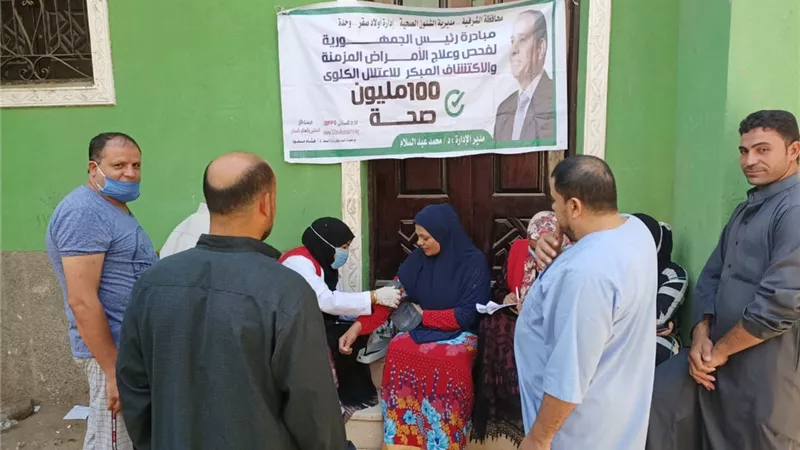 فحص ١.٧ مليون مواطن شرقاوى بنسبة تغطية تجاوزت ١١٠% ضمن مبادرة رئيس الجمهورية