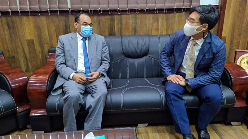 عبدالقادر يستقبل المدير الإقليمي للوكالة الكورية للتعاون الدولي (كويكا)