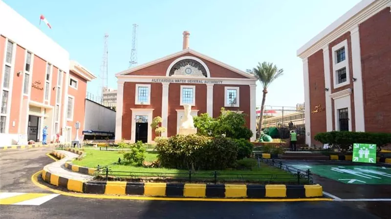 محطة مياه بالإسكندرية تحصل على شهادة الإدارة الفنية المستدامة 