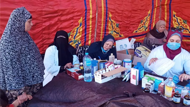 قوافل طبية وبيطرية بكفر الزيات ضمن 40 قافلة احتفالاً بالعيد القومي للغربية