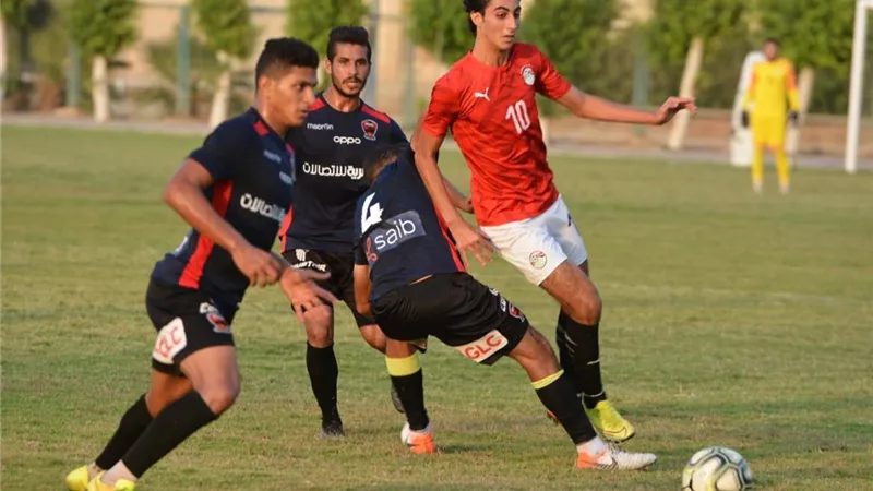 منتخب الشباب يتعادل سلبياً مع نادي مصر
