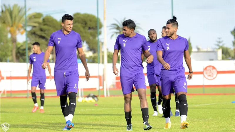لاعبو الزمالك قبل مواجهة الرجاء المغربى.. تحدى وإصرار وتفاؤل فى التدريبات استعداداً للقاء الحسم.. 15 صورة تكشف التفاصيل