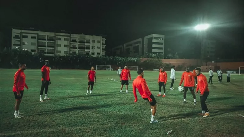 الاهلى يختتم تدريباته الليلة استعدادا للوداد