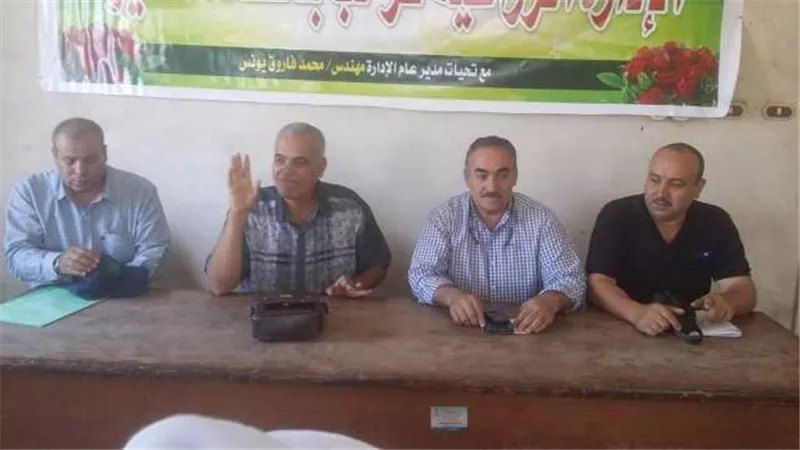 ندوات إرشادية للمزارعين والمرشدين الزراعيين عن محصول القمح بأبوكبير.صور