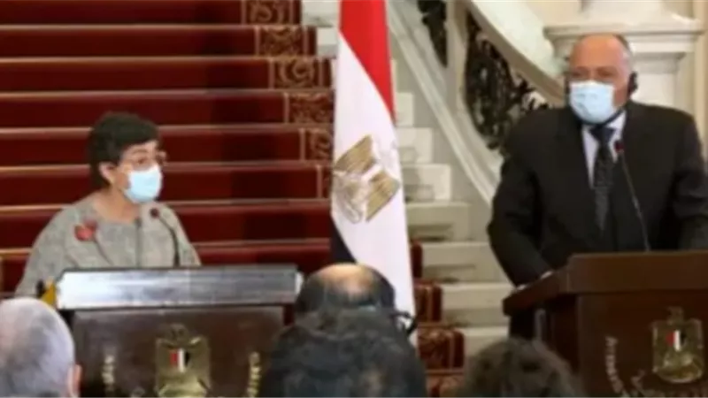وزير الخارجية : تنسيق مصري اسباني مشترك لتعزيز جهود اعادة الاستقرار بالشرق الأوسط