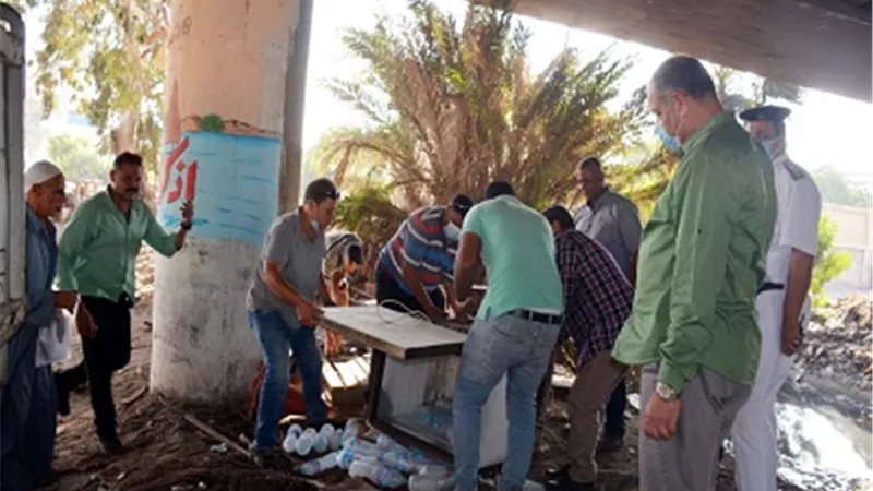 الهجان يتفقد محور مسطرد ومنظومة النظافة بشبرا الخيمة