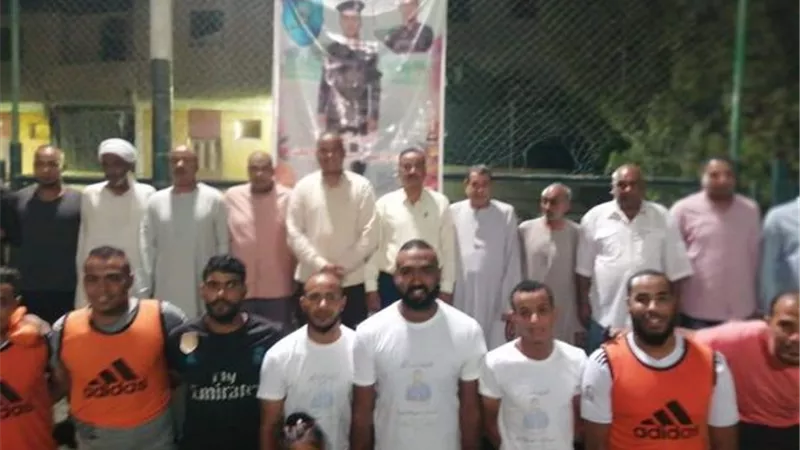 رئيس مركز ومدينة الطود يشارك فى نهائى دورى الشهيد حسام الدين مصطفى.. بالصور