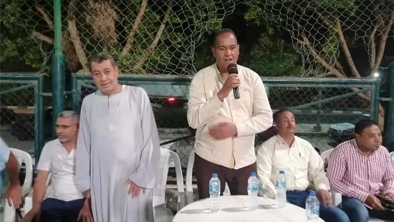 رئيس مركز ومدينة الطود يشارك فى نهائى دورى الشهيد حسام الدين مصطفى
