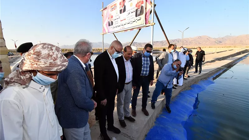 وزير الإسكان ومحافظ جنوب سيناء يتفقدان مشروع إنشاء المزرعة النموذجية بالطور.. صور
