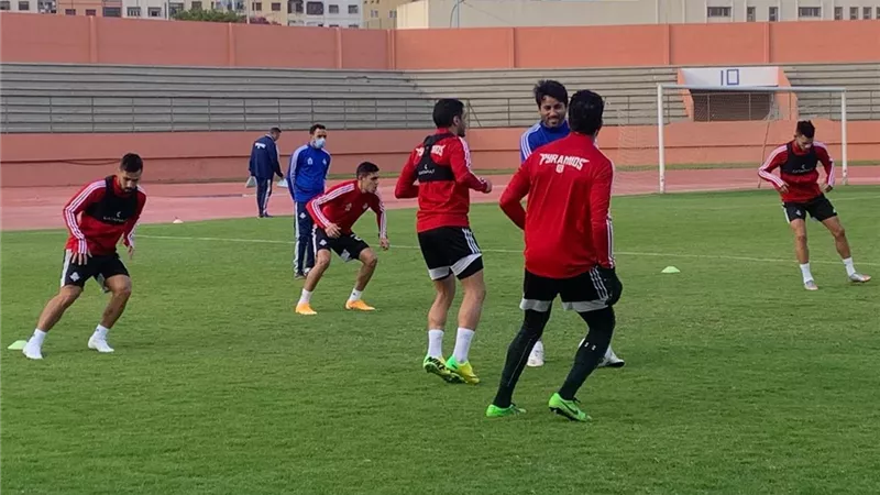 بيراميدز يؤدي مرانه الأخير بملعب مولاي رشيد قبل مواجهة حوريا