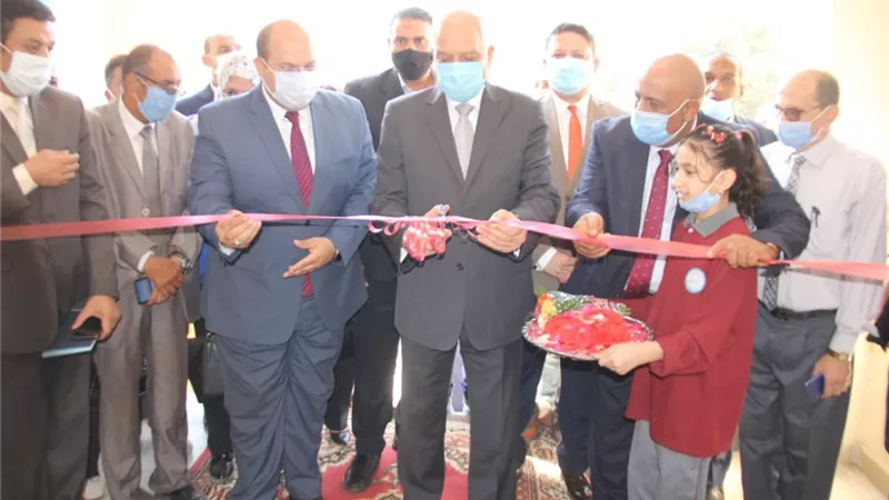 محافظ الجيزة يفتتح مدرستي الأبطال والزيدية الحديثة للتعليم الأساسي بأوسيم