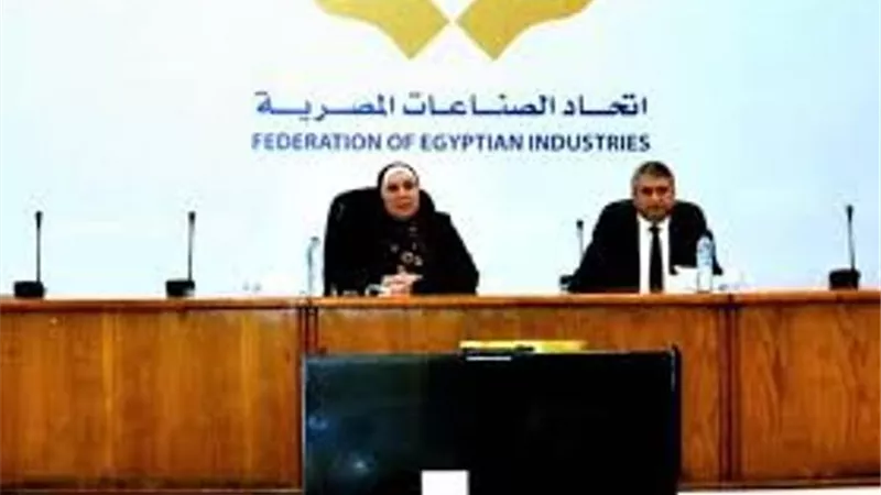 وزيرة التجارة تستعرض مع المدير الجديد لمركز تحديث الصناعة سبل الارتقاء بالخدمات