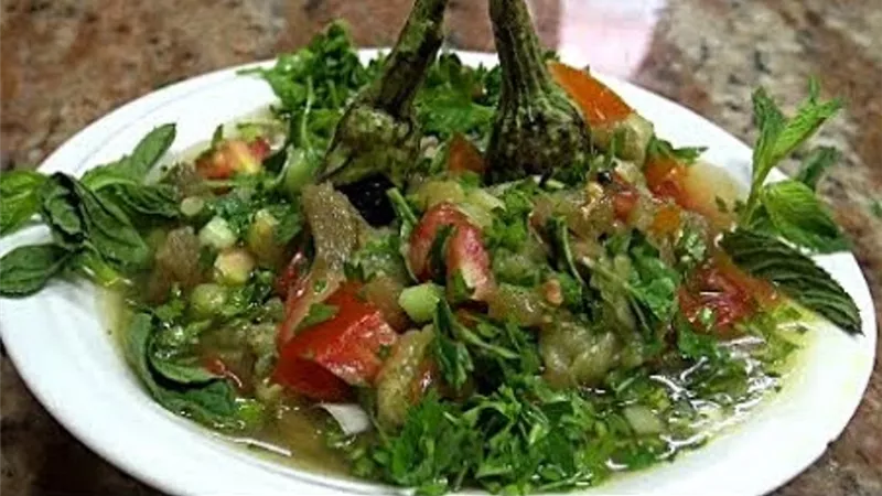 سلطة الراهب من الذ وافخر المقبلات على الموائد الللبنانية بالفيديو