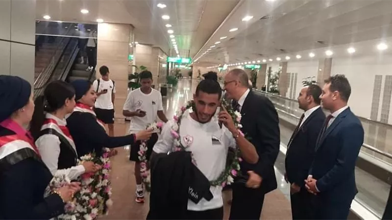 بعثة الزمالك تعود للقاهرة بعد الفوز على الرجاء فى أبطال أفريقيا