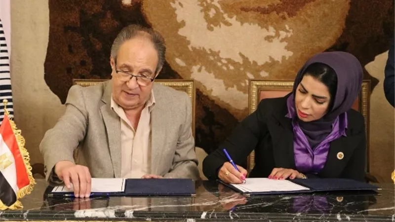 توقيع بروتوكول تعاون للاستفادة من إمكانات جامعة مصر للعلوم والتكنولوجيا فى تدريب وتعليم طلاب 