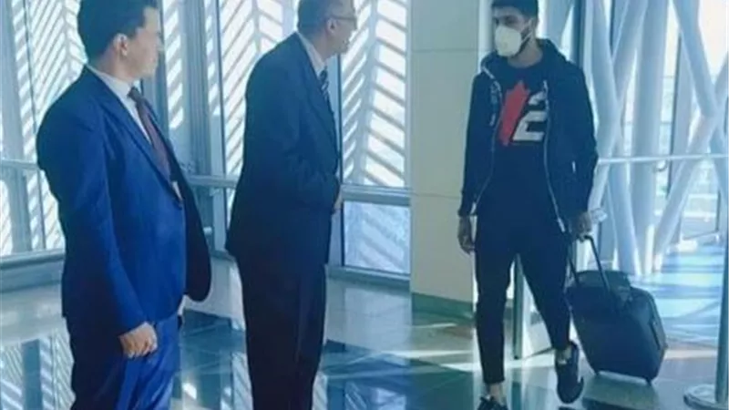 فرجانى ساسى يصل القاهرة مع بعثه الوداد المغربي للانضمام لتدريبات الزمالك