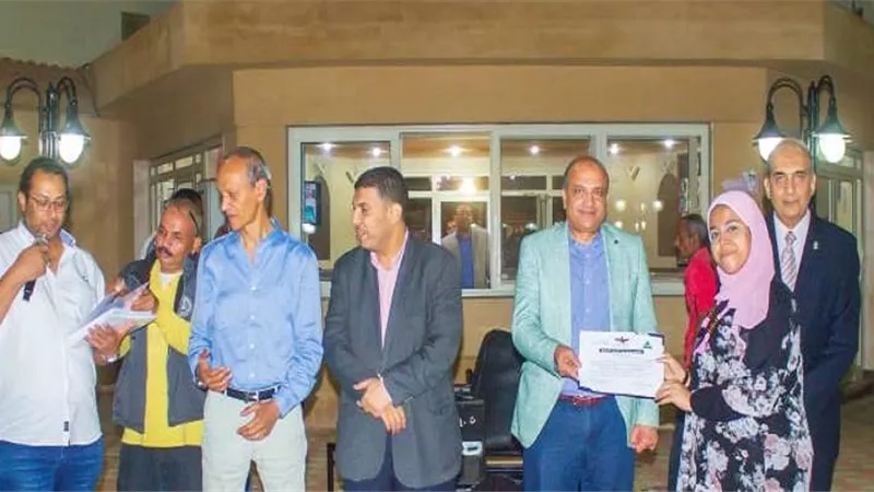 بيوت الشباب تكرم الزميلة شيماء الشريطى