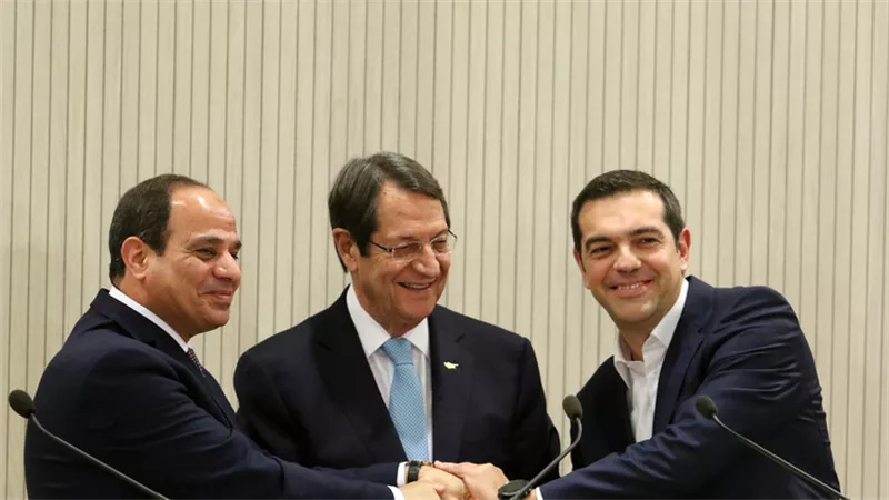 الرئيس السيسى يلتقى نظيره القبرصى في نيقوسيا