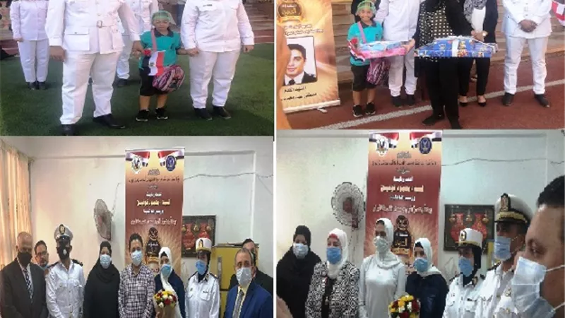 الشرطة تصطحب أبناء شهداء الوطن إلى مدارسهم