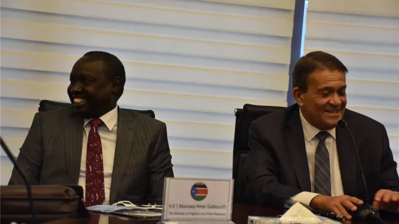 وزير الرى بجنوب السودان: اتمني نقل تجربة العاصمة الادارية الجديدة الى بلادنا