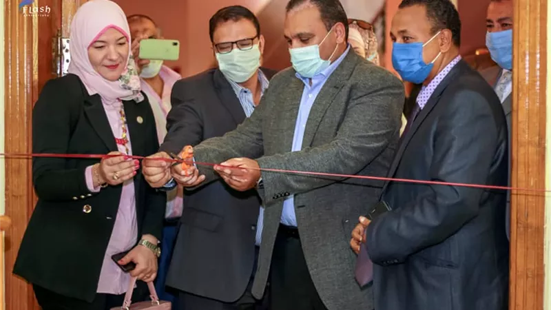 افتتاح معرض توظيف المنتجات النسيجية الابتكارية بنوعية بنها