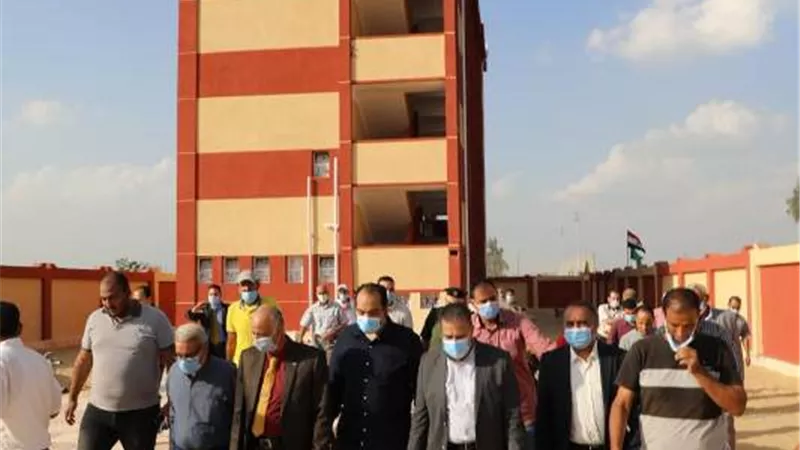 محافـظ المنوفية : الانتهاء من إنشاء مدرسة كفر هورين الثانوية ببركة السبع بتكلفة 6 ملايين جنيه