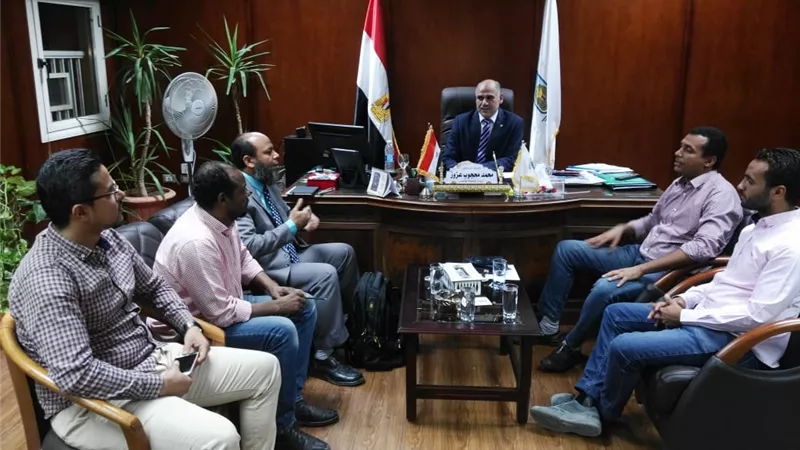 رئيس جامعة الأقصر يستقبل وفد وزارة التخطيط والتنمية الاقتصادية