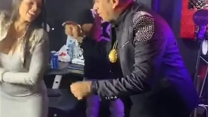 البرازيلية لورديانا ترقص مع محمود الليثى فى فيديو جديد بنفس الفستان .. فيديـــو