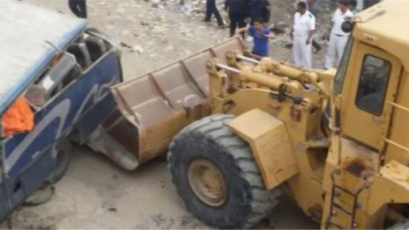 لودرالوحدة المحلية دهس موظفة الصحة بمدينة ابوصوير
