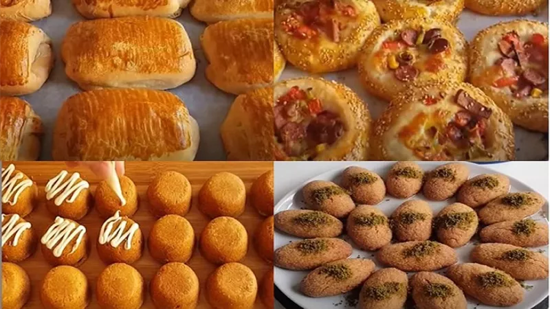 اشهى واسهل افكار للمخبوزات وحشواتها والحلويات السريعة بالفيديو