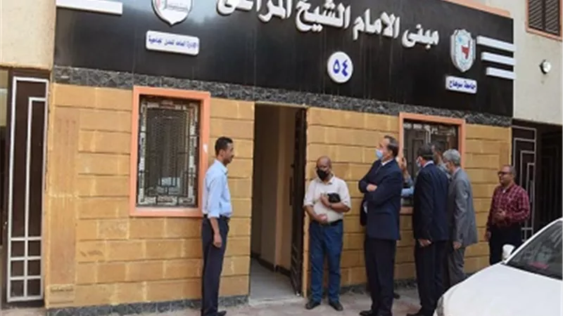 رئيس جامعة سوهاج يتفقد مبني استراحات أعضاء هيئة التدريس ومعاونيهم..صور