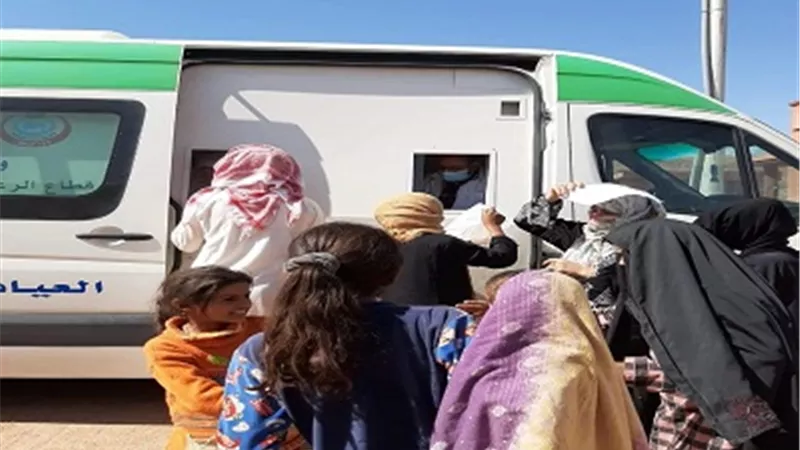 قوافل طبية مجانية الي أودية ميعر وأبو حجاب بطور سيناء