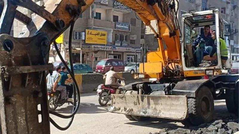 مياه القليوبية تستعد لموسم الشتاء بتنفيذ أعمال غرف صرف الأمطار