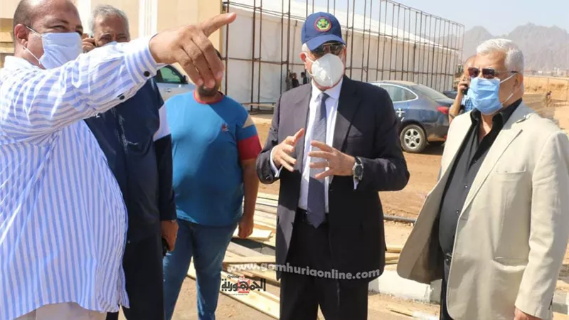 شرم الشيخ تتزين إستعدادا لإفتتاح عدد من المشروعات التنموية الكبرى بها