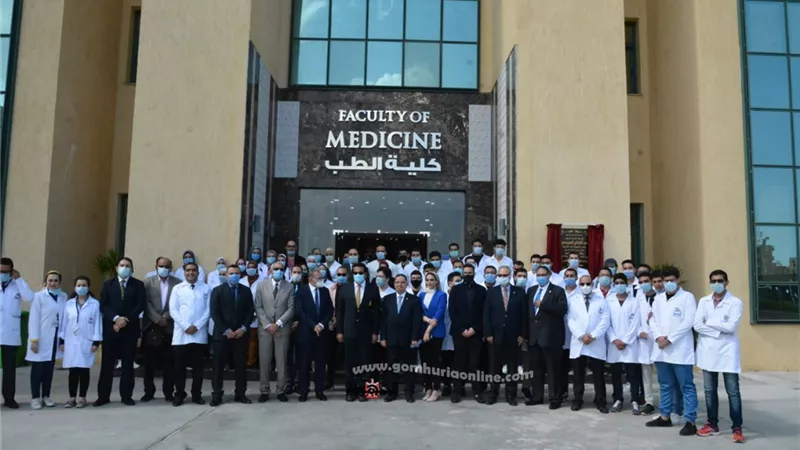 وزير التعليم العالي يفتتح كلية الطب البشري بجامعة الدلتا