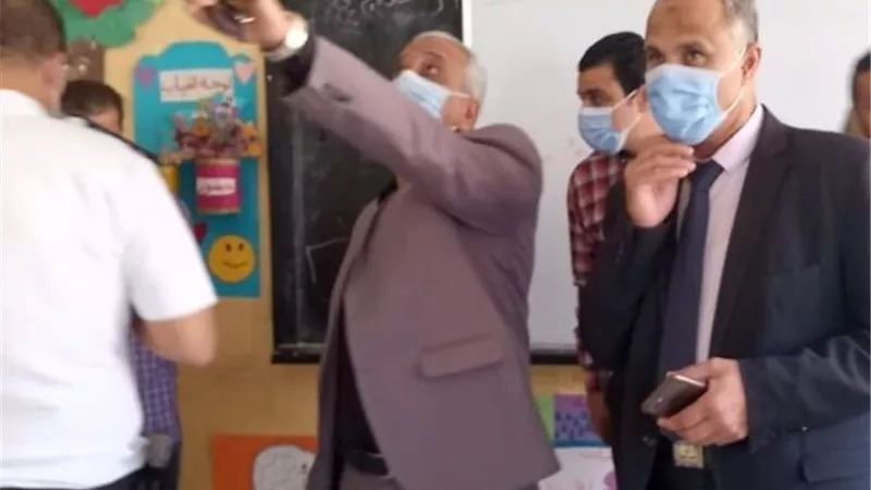 سكرتير مساعد بنى سويف يتابع اللجان الانتخابية.. بالصور