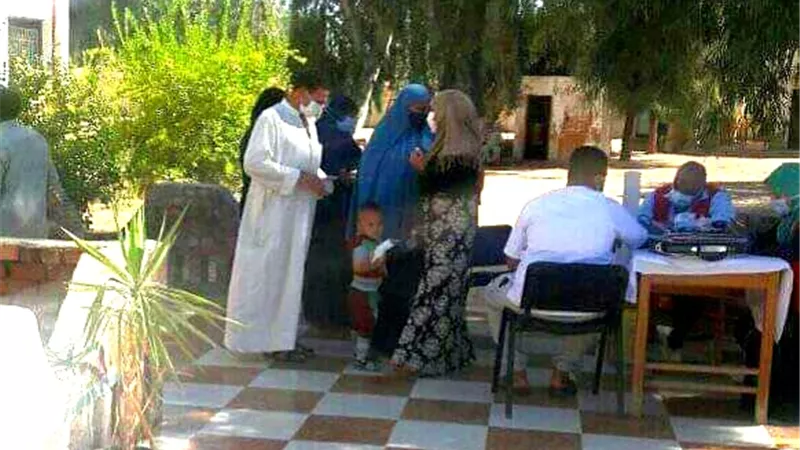 انتظام العملية الإنتخابية وسط اقبال ملحوظ للتصويت فى 75 لجنة فرعية بالوادى الجديد.صور