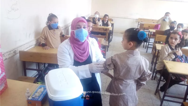 تطعيم 264 الف طالب بالشرقية ضد الالتهاب السحائي