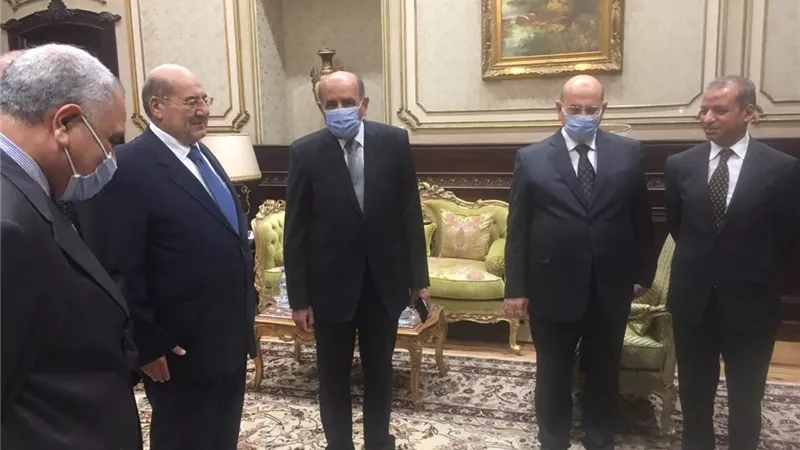 رئيس مجلس الشيوخ يستقبل رئيس مجلس الدولة